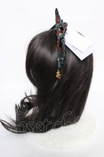 画像2: Angelic Pretty / British Bearカチューシャ  グリーン Y-26-07-11-043-AP-AC-SZ-ZS (2)