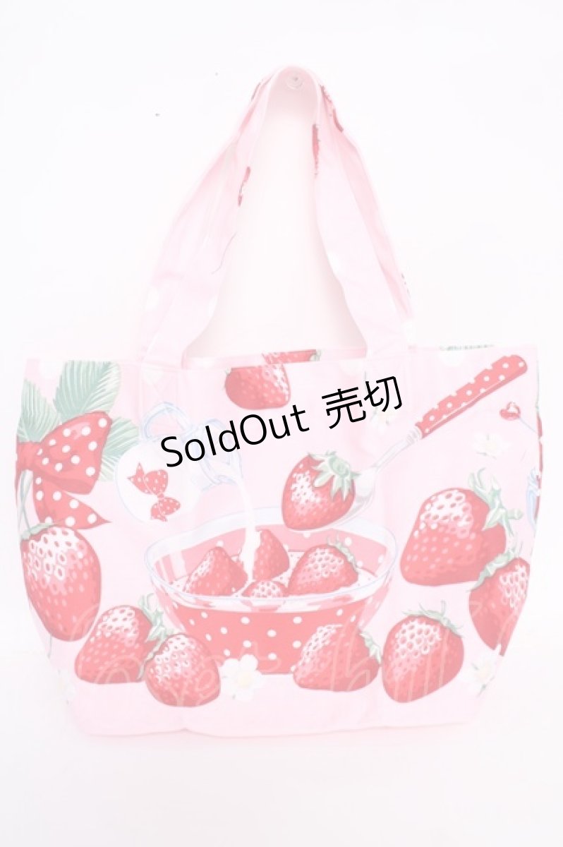 画像1: Angelic Pretty / Milky Berryミニエコトート  ピンク Y-26-07-11-048-AP-BG-SZ-ZY (1)