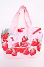 画像1: Angelic Pretty / Milky Berryミニエコトート  ピンク Y-26-07-11-048-AP-BG-SZ-ZY (1)