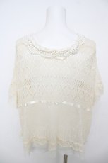 画像2: axes femme / 衿付きトップス風ケープ M 生成り Y-26-07-13-054-AX-TO-SZ-ZY (2)