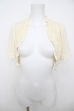 画像1: axes femme / レースデザインボレロ M 生成り Y-26-07-13-055-AX-TO-SZ-ZY (1)