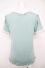 画像2: axes femme / ストライプレースUPプルオーバー M ミント Y-26-07-13-064-AX-TO-SZ-ZY (2)