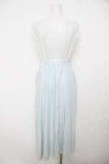 画像2: axes femme POETIQUE / サス付きイレヘムスカート M サックス Y-26-07-13-093-AX-SK-SZ-ZY (2)