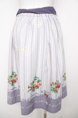 画像2: axes femme POETIQUE / ストロベリーストライプスカート  ラベンダー Y-26-07-13-128-AX-SK-SZ-ZY (2)