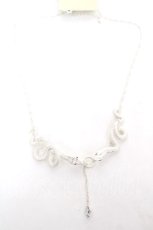 画像2: axes femme POETIQUE / スネークネックレス  白 Y-26-07-13-002-AX-AC-SZ-ZY (2)