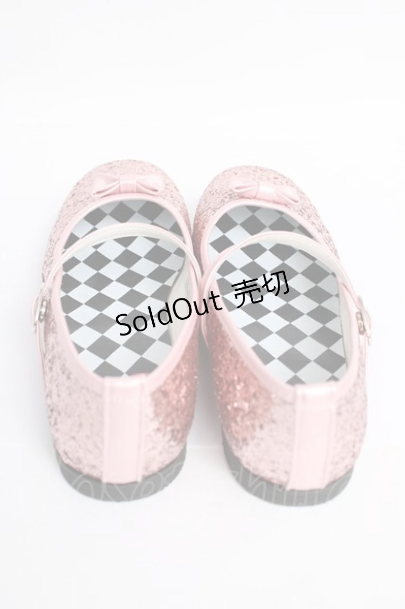 画像3: Shirley Temple / グリッターシューズ 22cm ピンク Y-26-07-15-040-ET-SH-SZ-ZY (3)