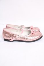 画像4: Shirley Temple / グリッターシューズ 22cm ピンク Y-26-07-15-040-ET-SH-SZ-ZY (4)