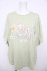 画像1: PINK HOUSE / ひつじプリントカットソー F ミント Y-26-07-15-065-LO-TO-SZ-ZY (1)