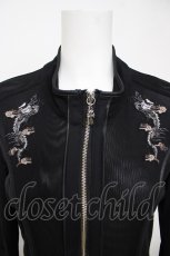 画像3: Ozz Croce / 龍刺繍ロングパーカー  黒 Y-26-07-15-074-OO-TO-SZ-ZY (3)