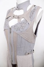 画像3: Ozz Croce / 刺繍入りロングベストワンピース  グレー Y-26-07-15-080-OO-OP-SZ-ZY (3)