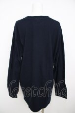画像2: NieR Clothing / おにぎりONE君 COTTON CUTSEW カットソー XL 紺 Y-26-07-15-094-PU-TO-SZ-ZY (2)