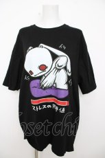 画像1: NieR Clothing / COTTON CUTSEW【ストレスの限界値】カットソー XL 黒 Y-26-07-15-096-PU-TS-SZ-ZY (1)