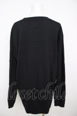 画像2: NieR Clothing / ユニセックスコットンロングカットソー【リトルツインスターズ×ONEくん×ちゃむちゃむ】 XL 黒 Y-26-07-15-098-PU-TO-SZ-ZY (2)