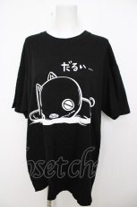 画像1: NieR Clothing / だるいBIGカットソー XL 黒 Y-26-07-15-103-PU-TO-SZ-ZY (1)