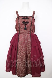 axes femme kawaii メイリンジャンパースカート ワイン 中華風 axes femme Kawaii 中古・古着通販｜ガーリーアイテム多数【Closet Child】