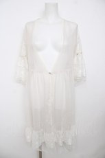 画像1: axes femme / シアー×チュールレースガウン  白 Y-26-07-15-113-AX-TO-SZ-ZY (1)
