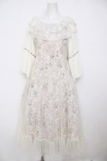 画像1: axes femme / オーナメント柄レース重ワンピース  オフ Y-26-07-15-116-AX-OP-SZ-ZY (1)