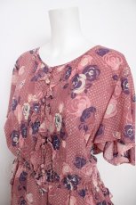 画像3: INGEBORG / バラ柄ワンピース  ピンク Y-26-07-15-121-LO-OP-SZ-ZY (3)