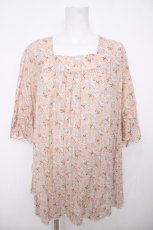 画像1: Franche Lippee / 小花柄チュニック  ピンク Y-26-07-15-122-LO-OP-SZ-ZY (1)