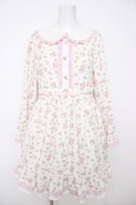 画像1: Ank Rouge / マイスウィートピアノコラボ総柄ワンピース M アイボリー Y-26-07-15-129-CA-OP-SZ-ZY (1)