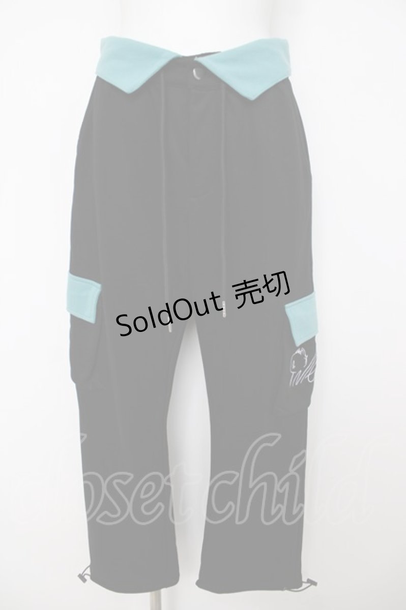 画像1: NieR Clothing / 裾ドロスト4POCKETSTYLE-UPパンツ F 黒 Y-26-07-15-141-PU-PA-SZ-ZY (1)
