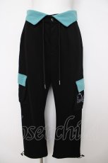 画像1: NieR Clothing / 裾ドロスト4POCKETSTYLE-UPパンツ F 黒 Y-26-07-15-141-PU-PA-SZ-ZY (1)