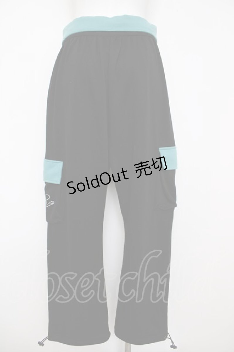 画像2: NieR Clothing / 裾ドロスト4POCKETSTYLE-UPパンツ F 黒 Y-26-07-15-141-PU-PA-SZ-ZY (2)