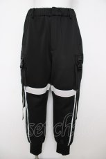 画像1: ililil / サイバーリフレクターロングパンツ F 黒 Y-26-07-15-143-PU-PA-SZ-ZY (1)