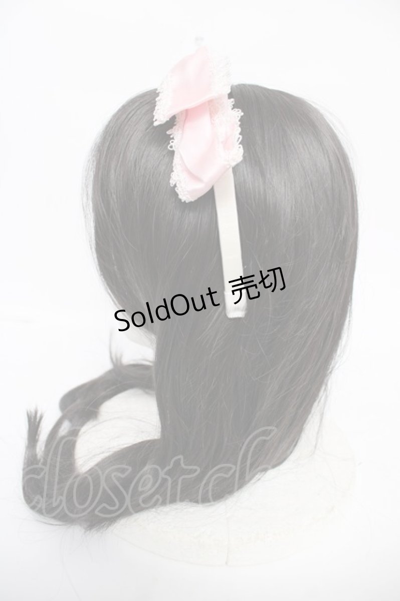 画像2: metamorphose / リボンカチューシャ  ピンク Y-26-07-15-019-ME-AC-SZ-ZT718 (2)