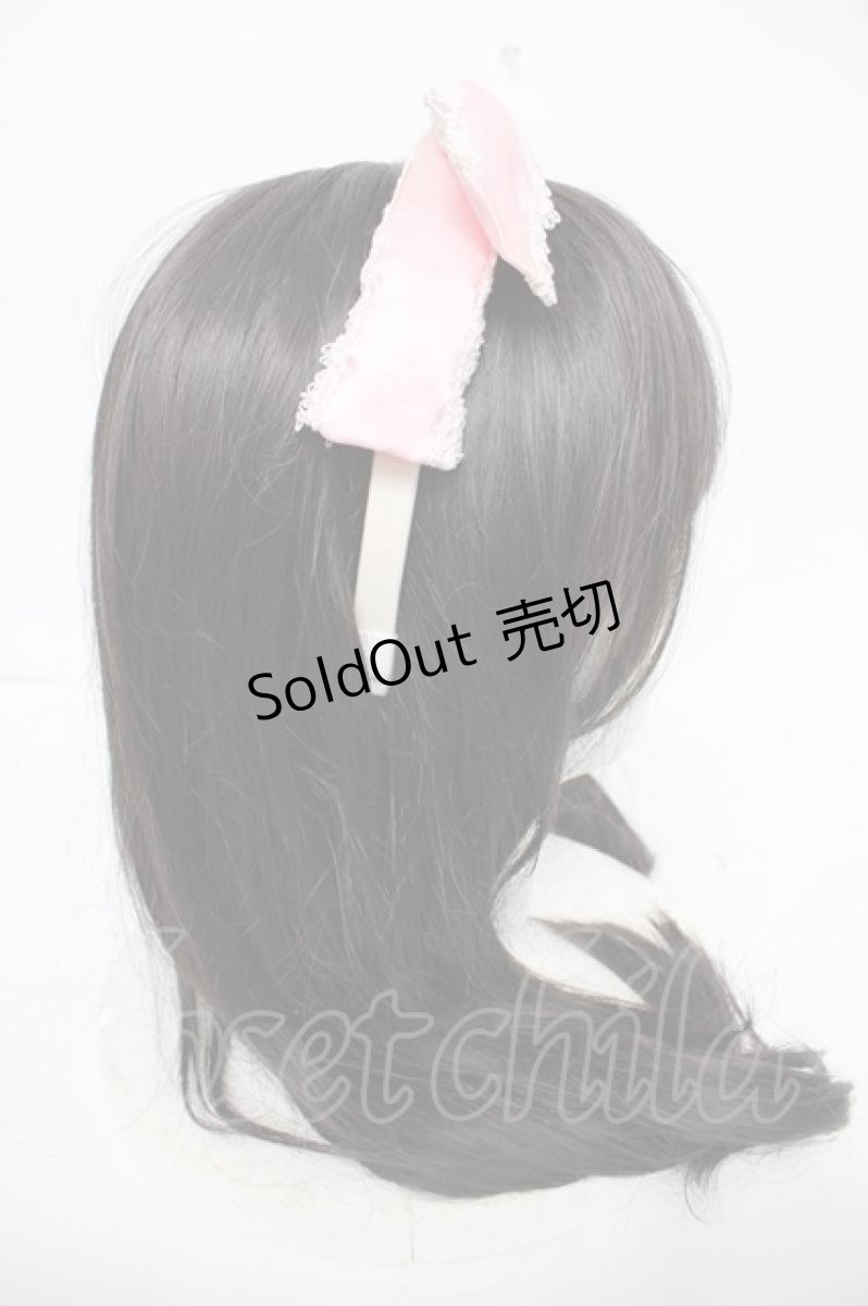 画像3: metamorphose / リボンカチューシャ  ピンク Y-26-07-15-019-ME-AC-SZ-ZT718 (3)