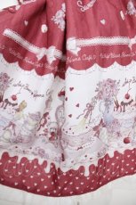 画像3: LIZ LISA / Whip Bear Home Cafe柄スカパン 0 赤 Y-26-07-15-169-LO-SK-SZ-ZY (3)