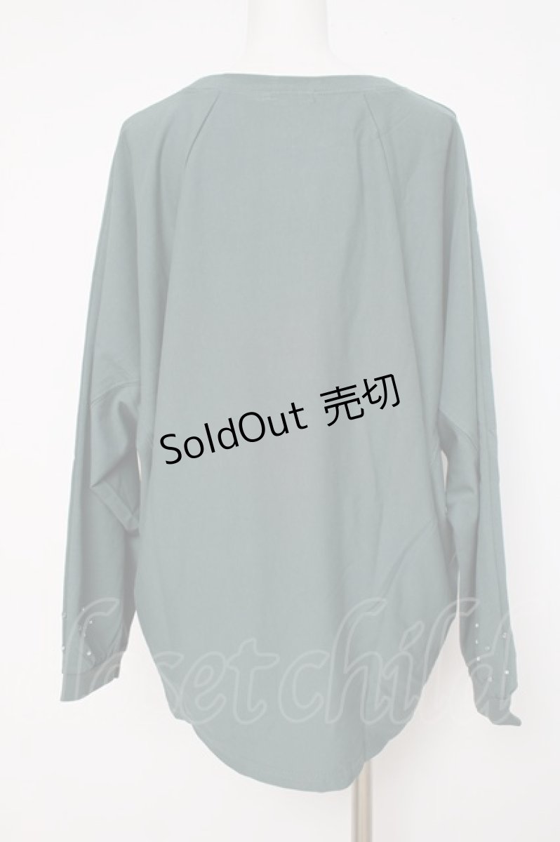 画像2: axes femme / アソートロゴドルマンTシャツ F グリーン Y-26-07-16-036-AX-TS-SZ-ZI (2)