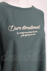 画像3: axes femme / アソートロゴドルマンTシャツ F グリーン Y-26-07-16-036-AX-TS-SZ-ZY (3)