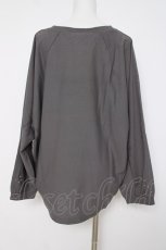 画像2: axes femme / アソートロゴドルマンTシャツ F チャコール Y-26-07-16-037-AX-TS-SZ-ZY (2)