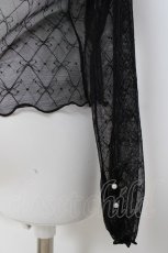 画像3: axes femme / リボンチュールシアトップス F 黒 Y-26-07-16-040-AX-TO-SZ-ZY (3)