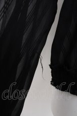 画像4: axes femme / シアーストライプブルゾン M 黒 Y-26-07-16-043-AX-TO-SZ-ZY (4)