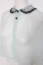 画像3: MILK / フロスティ ケープ  サックス×ドット Y-26-07-16-050-ML-TO-SZ-ZY (3)