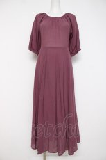 画像1: axes femme POETIQUE / バックレースアップワンピース M パープル Y-26-07-16-057-AX-OP-SZ-ZY (1)