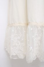 画像3: axes femme / ドットチュール使いペチスカート M 生成り Y-26-07-16-079-AX-SK-SZ-ZY (3)