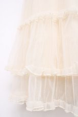 画像3: axes femme / ミドル丈チュールパニエ M 生成り Y-26-07-16-082-AX-SK-SZ-ZY (3)
