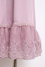 画像3: axes femme / レース重ねペチスカート M ピンク Y-26-07-16-090-AX-SK-SZ-ZY (3)