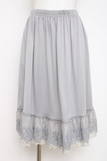 画像1: axes femme / レース重ねペチスカート M グレー Y-26-07-16-091-AX-SK-SZ-ZY (1)