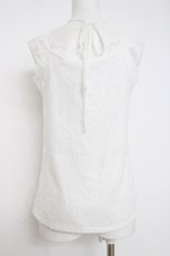 画像2: axes femme / 3WAY総レースタンクトップ F 白 Y-26-07-16-010-AX-TO-SZ-ZY (2)