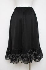 画像2: axes femme / レース重ねペチスカート M 黒 Y-26-07-16-099-AX-SK-SZ-ZY (2)