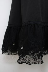 画像3: axes femme / レース重ねペチスカート M 黒 Y-26-07-16-099-AX-SK-SZ-ZY (3)