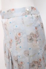 画像3: Rose Marie seoir / 天使柄スカート  サックス Y-26-07-16-117-LO-SK-SZ-ZY (3)