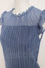 画像3: axes femme / 総レースデザインタンク F ブルー Y-26-07-16-021-AX-TO-SZ-ZY (3)