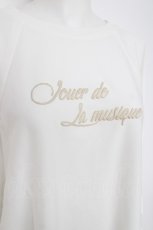 画像3: axes femme / アソートロゴドルマンTシャツ F 生成り Y-26-07-16-027-AX-TS-SZ-ZY (3)