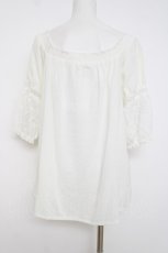 画像2: axes femme / 袖レース2WAYブラウス M 生成り Y-26-07-16-029-AX-BL-SZ-ZY (2)
