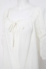 画像3: axes femme / 袖レース2WAYブラウス M 生成り Y-26-07-16-029-AX-BL-SZ-ZY (3)